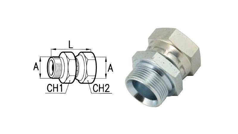 HYDRAULISCHE DOPPELSCHRAUBE- DREHENDE MUTTER 3/4