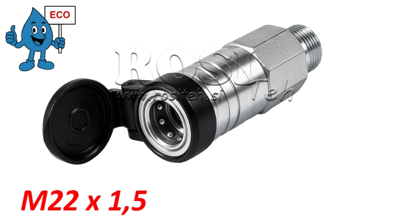 ĀTRĀ SAVIENOJUMS TRAKTORA SIEVIETE 3CFPV PUSH - PULL M22X1.5 - ECO