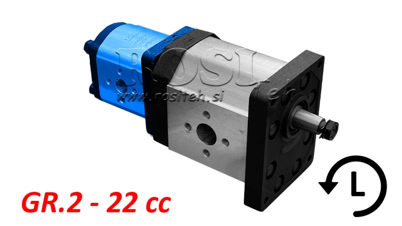 POMPA IDRAULICA 20A22X201 SECONDA GR.2 22 CC SINISTRA