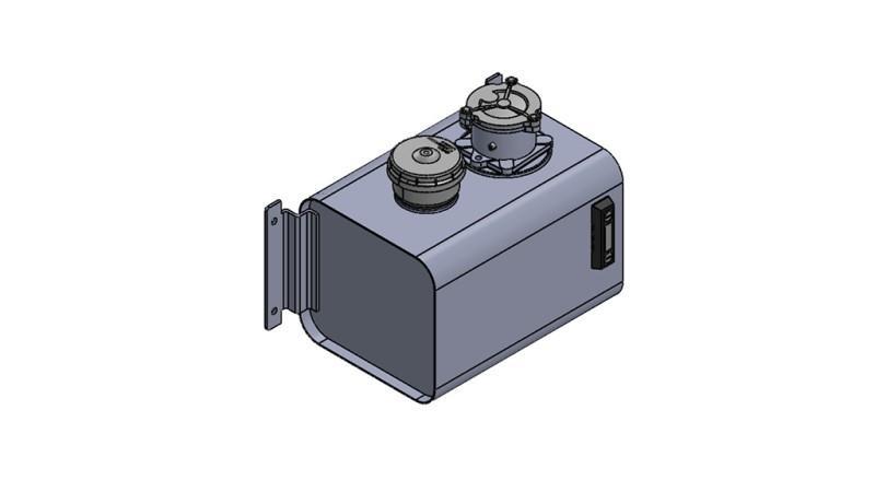 METALLTANK TOPP 20 Lit 265x290x400mm