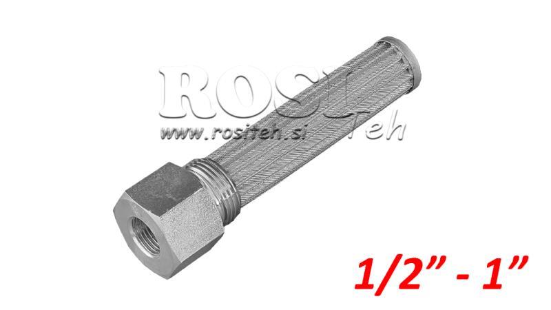 FILTRE DE TUYAU HYDRAULIQUE 250u 1/2 - 1