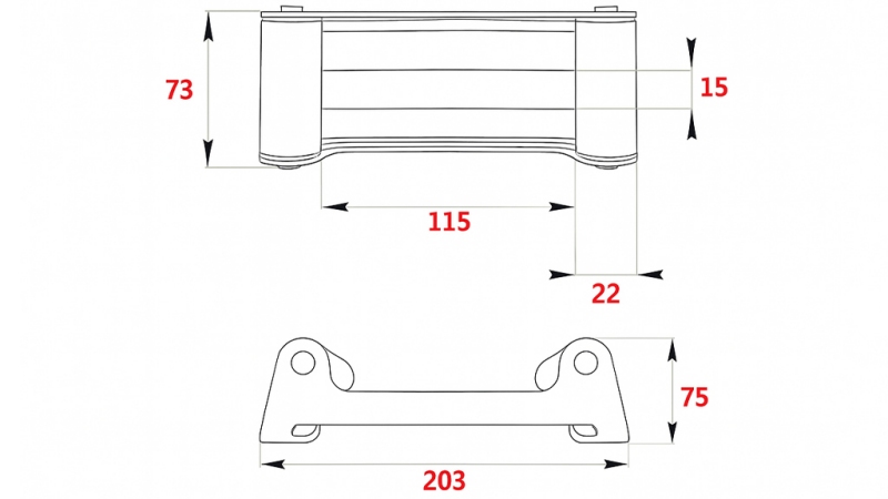 SEILROLLENFÜHRUNG FÜR STAHLSEIL DWH 4500 HDL