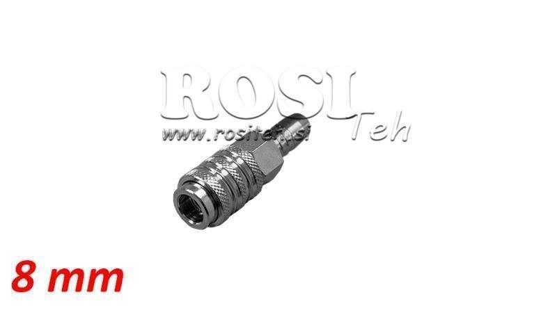 PNEUMATYCZNE SZYBKIE ZŁĄCZE ŻEŃSKIE ŚWIERK 8mm - DN7.2