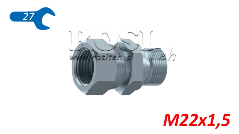 HYDRAULICZNY PODWÓJNY KLUCZ NAKRĘTKA OBROTOWA M22X1,5
