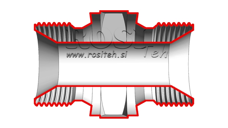 HYDRAULICKÝ DVOJITÝ SKRUTKOVÝ SPOJ BSP M24x1,5