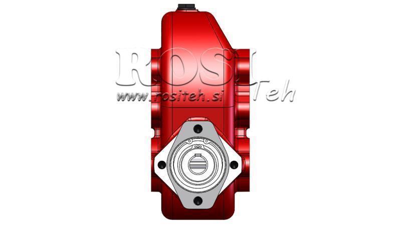 RIDUTTORE - MOLTIPLICATORE RT190 PER MOTORE IDRAULICO MP/MR/MS relazioni 10,2:1