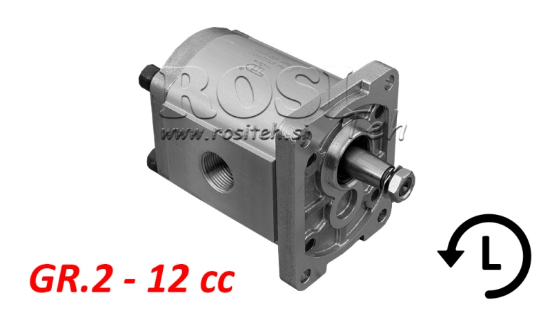 HYDRAULIC PUMP GR.2 12 CC LEFT - THREAD