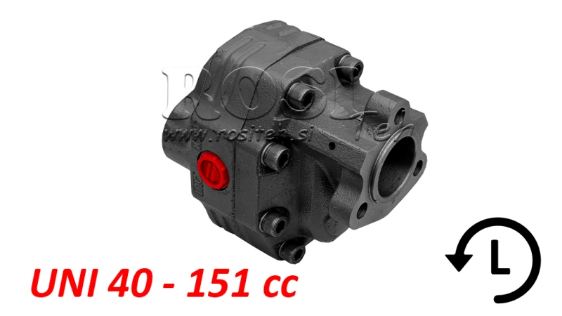 HYDRAULIC CAST IRON PUMP UNI40-151CC-190 BAR LEFT