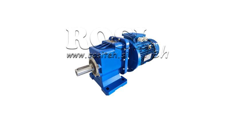 1Faz 0,75kW-ELEKTRO MOTOR Z ERC02 REDUKTORJEM MS80 57vrt/min