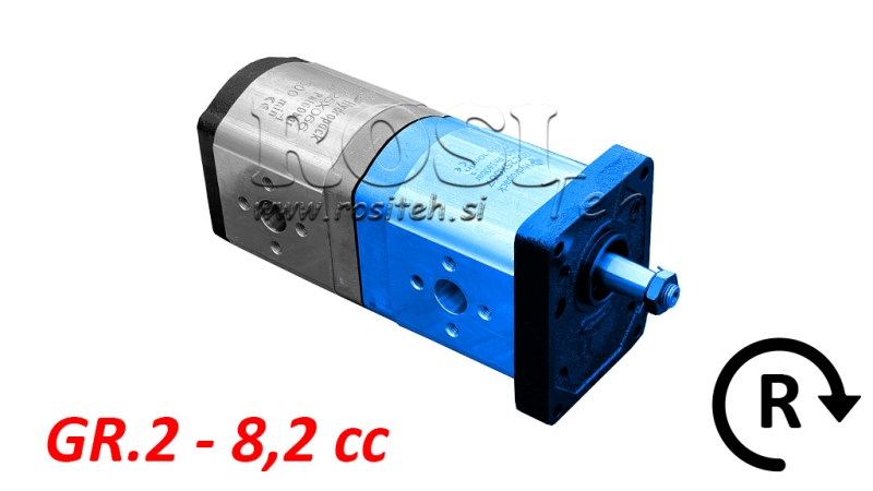 POMPA IDRAULICA 20C8,2X067 FRONT GR.2 8,2 CC DESTRA