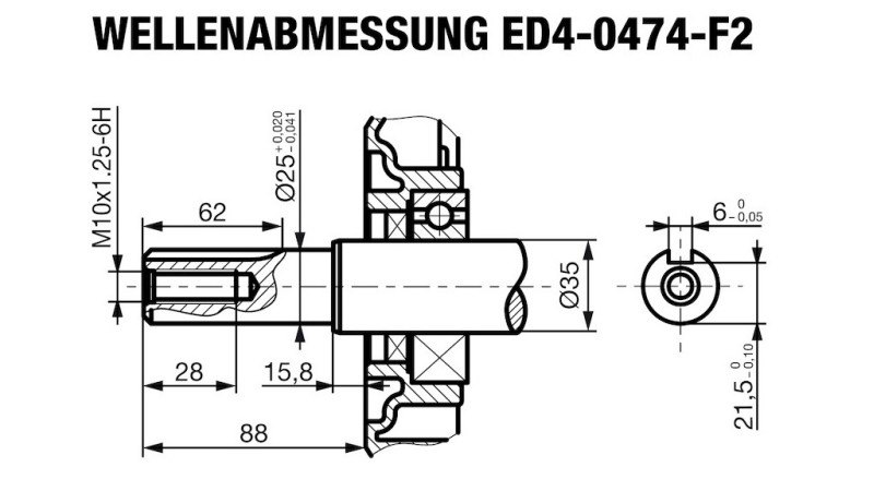 diesel engine 474cc-8.0kW-3,600 RPM-E-KW25x88-electric start