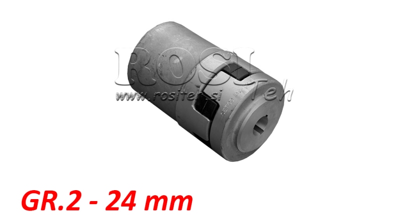 RUBBER COUPLING ND10 (1,1-1,5kW)  24mm/GR2