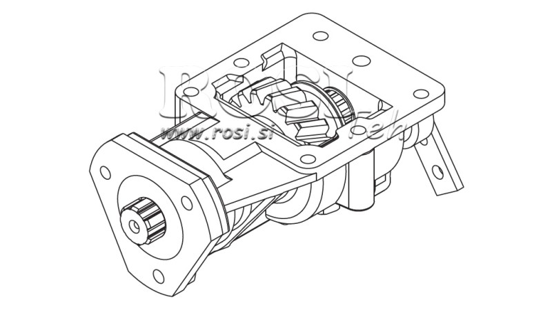 ULOSTULO HYDRAULISELLE PUMPPULLE - IVECO 2826