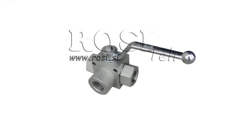 MANUAL 3 WAY PIPE RS3 3/8 - 500BAR - 35 lit