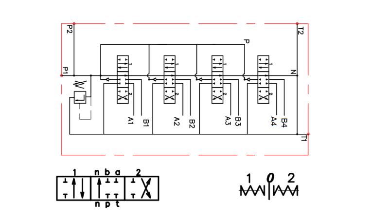 VALVOLA IDRAULICA 4xPC70