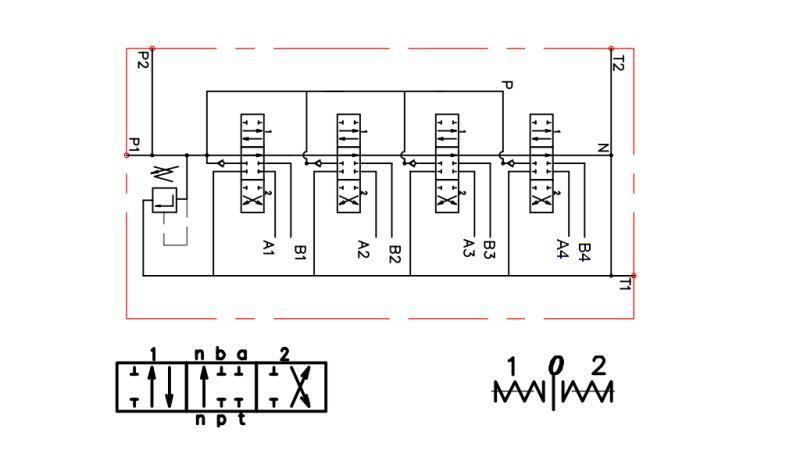 VALVOLA IDRAULICA 4xPC100