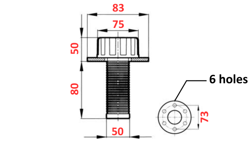 HYDRAULICKÝ PLNIACI FILTER - VEĽKÝ