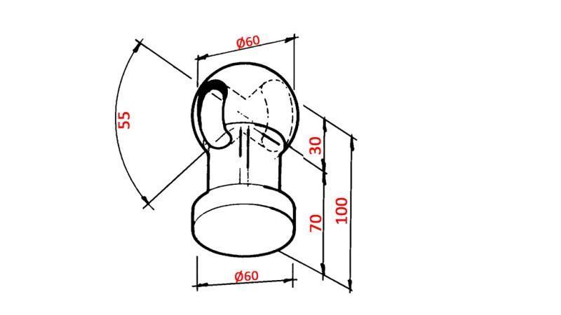 BALL DUMPER KESONA fi 60 REAR RIGHT