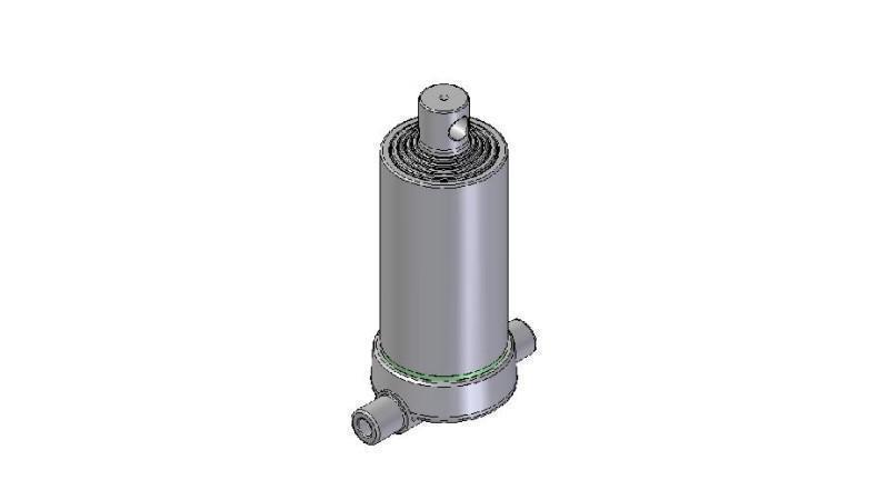 3552F - CILINDRO TELESCOPICO INFERIOR – BUCO 5 SFILATE CORSA 1230 FI 152