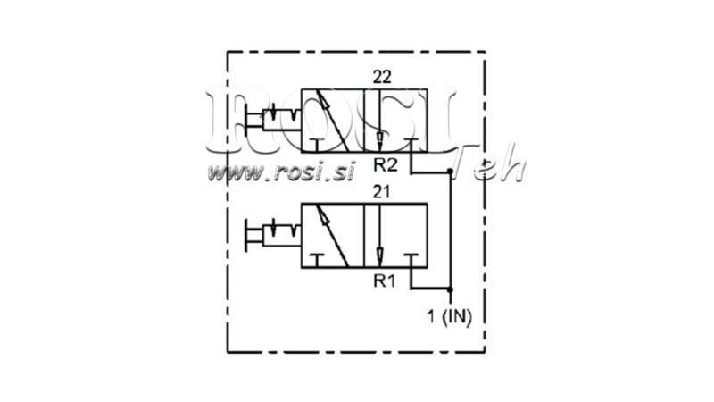 Diagram 2 WAY PNEUMATIC CONTROLLER