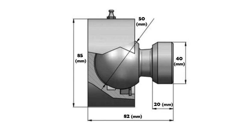 bille pour cylindre fi 40