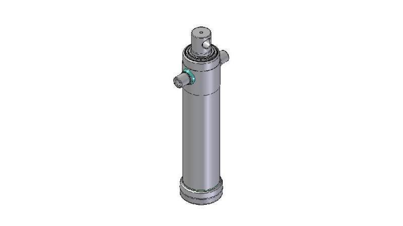 4030F - CILINDRO TELESCOPICO STANDARD/BUCO 3 SFILATE CORSA 2093 FI 124