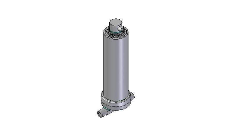 4547F - CILINDRO TELESCOPICO INFERIOR – BUCO 4 SFILATE CORSA 1970 FI 170