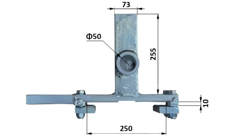 ASCE GALVANIZZATA PER SPACCATORE DI LEGNO