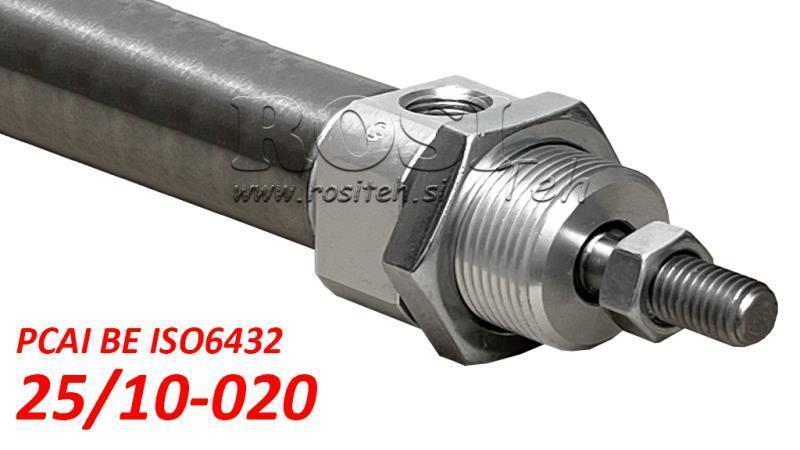 PNEUMATIC CYLINDER PCAI 25/10-020 BE ISO6432