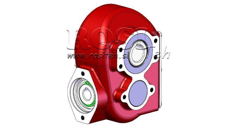 RIDUTTORE - MOLTIPLICATORE RT160 PER MOTORE IDRAULICO MP/MR  relazioni 8,4:1