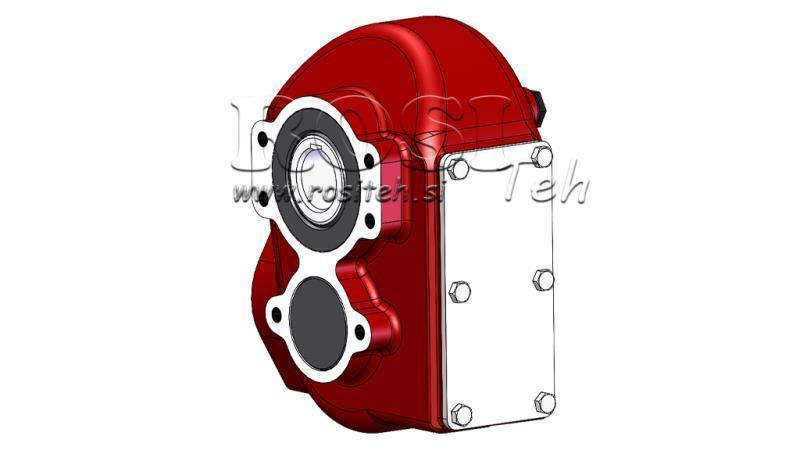 RIDUTTORE - MOLTIPLICATORE RT160 PER MOTORE IDRAULICO MP/MR  relazioni 8,4:1