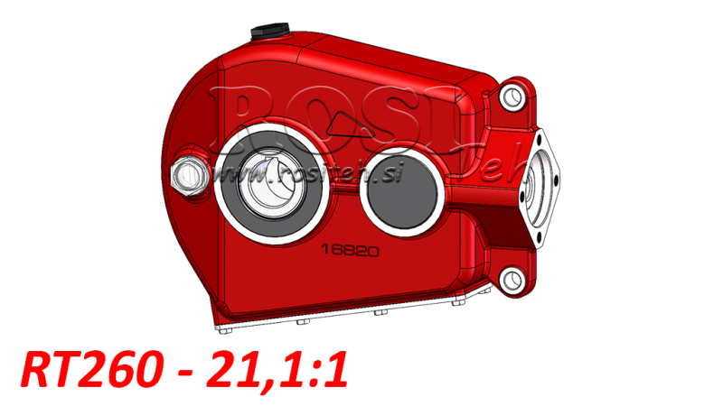 ÜBERSETZUNGSGETRIEBE - REDUKTOR RT260 FÜR HYDROMOTOR MP/MR/MS verhältnis 21,1:1