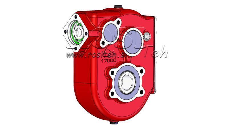 RIDUTTORE - MOLTIPLICATORE RT360 PER MOTORE IDRAULICO MP/MR/MS relazioni 31,4:1