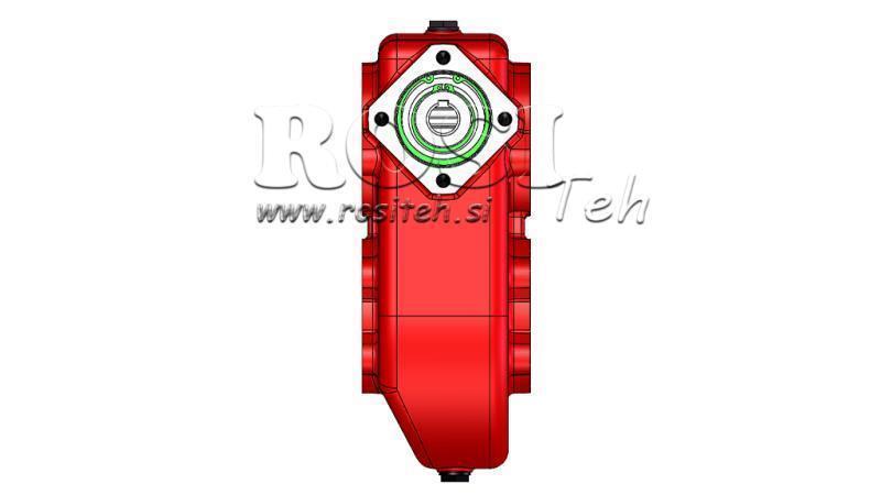 RIDUTTORE - MOLTIPLICATORE RT360 PER MOTORE IDRAULICO MP/MR/MS relazioni 31,4:1