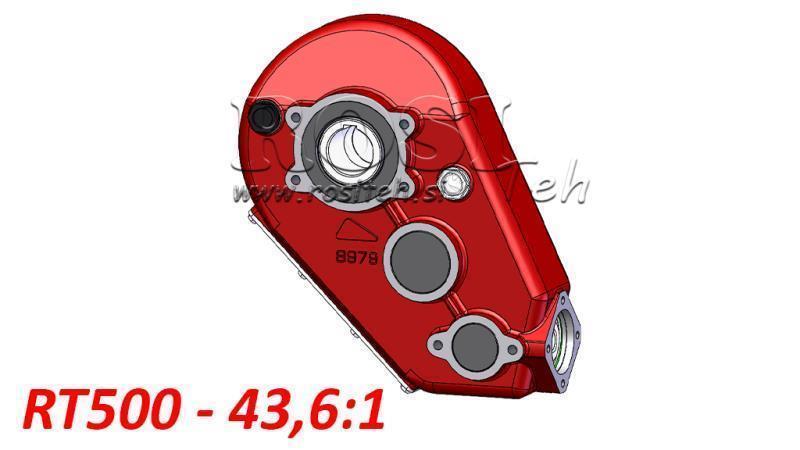 RIDUTTORE - MOLTIPLICATORE RT500 PER MOTORE IDRAULICO MP/MR/MS relazioni 43,6:1