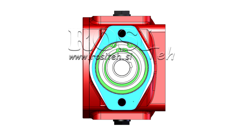 REDUKTOR - SZOROZÓ RT90 HIDRAULIKUS MOTOR MP/MR arány 3,1:1