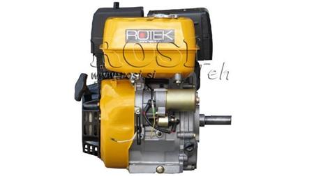 gasoline engine EG4-420cc-9,6kW-13,1HP-3.600rpm-E-KW25x88.5-electric start