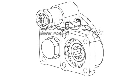 NEBENANTRIEB FÜR HYDRAULIKPUMPE - VOLVO R6-2