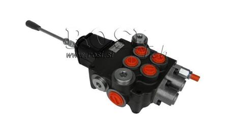 VALVOLA IDRAULICA 2xP80 + JOYSTICK