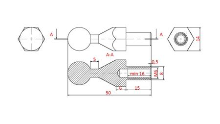 JOYSTICK NIMCO KUGLE HOLDER