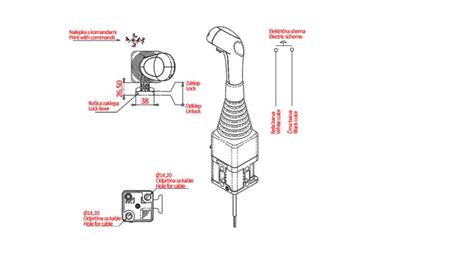 JOYSTICK NIMCO PER LA TRECCIA SFERE - 1x TASTI