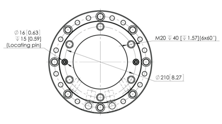 HYDRAULIC ROTATOR CPR8-01 33000/8000 KG