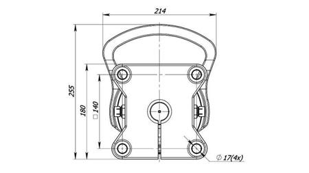 HIDRAULIČNI ROTATOR 3000/1500 KG SA PRIRUBNICOM