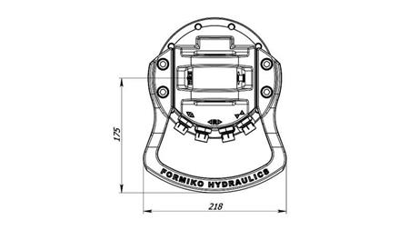 HYDRAULIC ROTATOR 5500/3250 KG WITH SHAFT