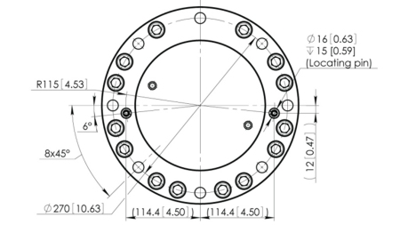 HIDRAVLIČNI ROTATOR CPR8-01 33000-8000 KG