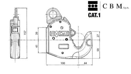 AUTOMATISCHER ANSCHWEIßHAKEN FÜR UNTERLENKER KAT.1  CBM