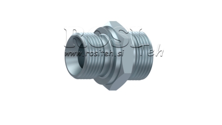 HYDRAULIC STUD FITTING MALE AS12-BSP3/8