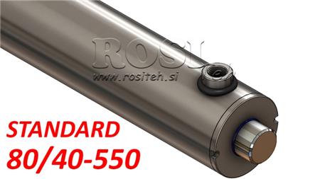 HYDRAULIC CYLINDER STANDARD 80/40-550