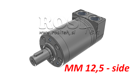 MOTORE IDRAULICO MM 12,5 -side