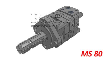 HYDRAULIC MOTOR MS 80 - PTO SHAFT